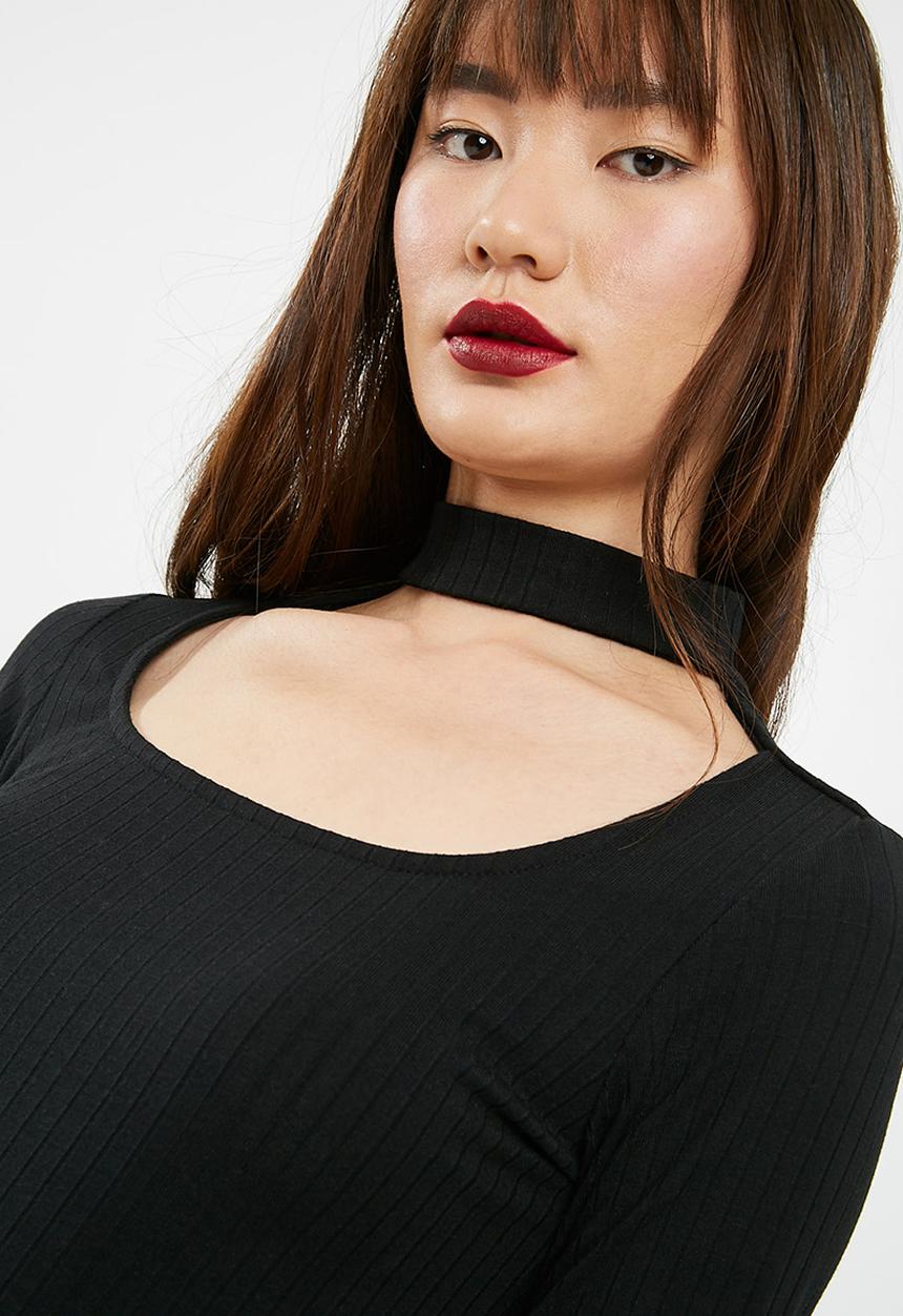 dailyfriday - Square neck choker top