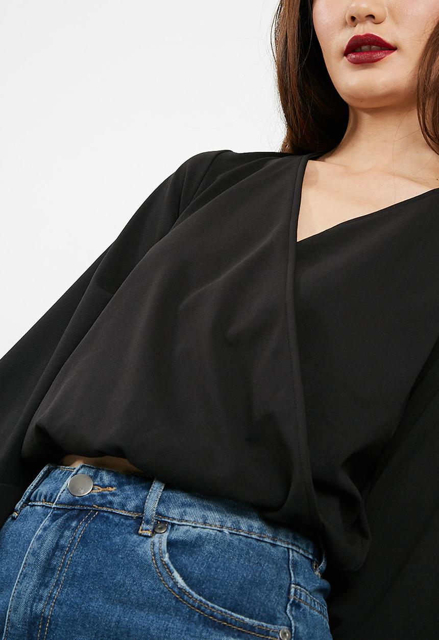 dailyfriday - Knit wrap top