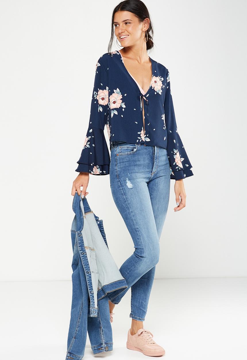 Cotton On - Ella tie blouse