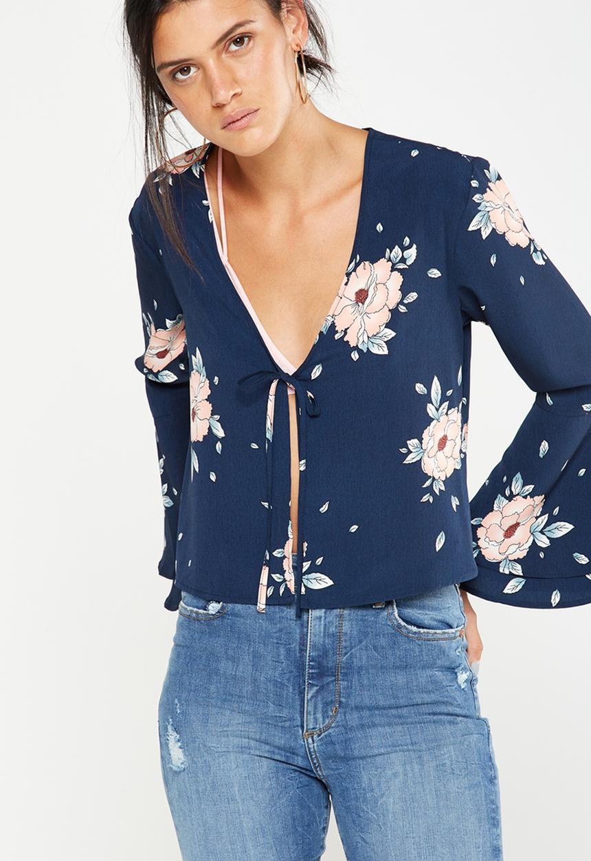 Cotton On - Ella tie blouse