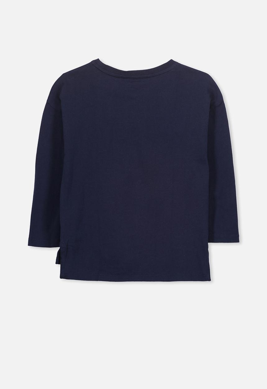 Cotton On - Kids Anna long sleeve drop shoulder split hem