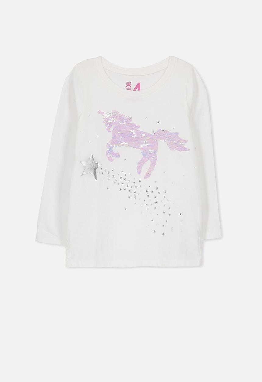 Cotton On - Kids anna long sleeve split hem