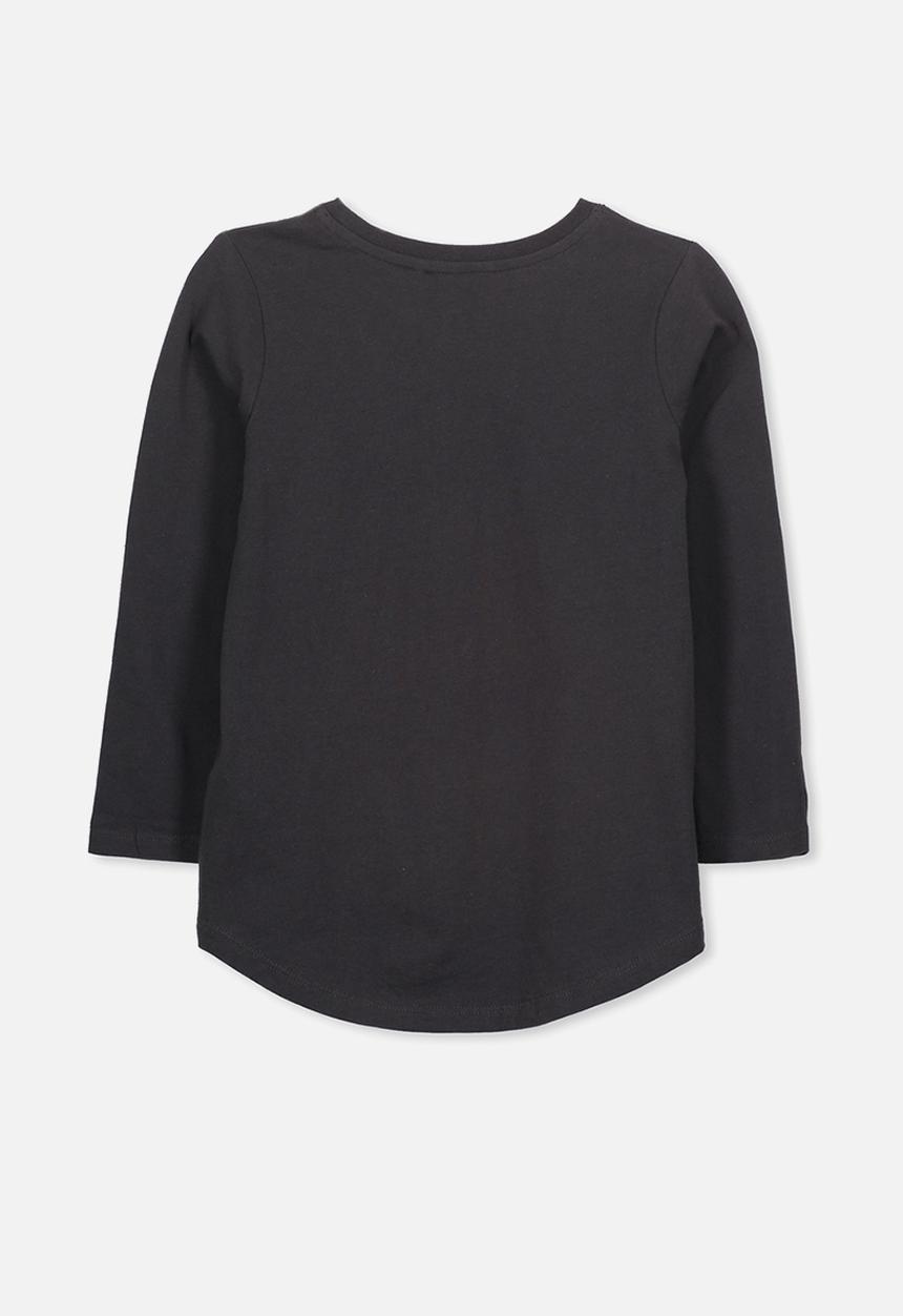 Cotton On - Kids Penelope long sleeve curved hem