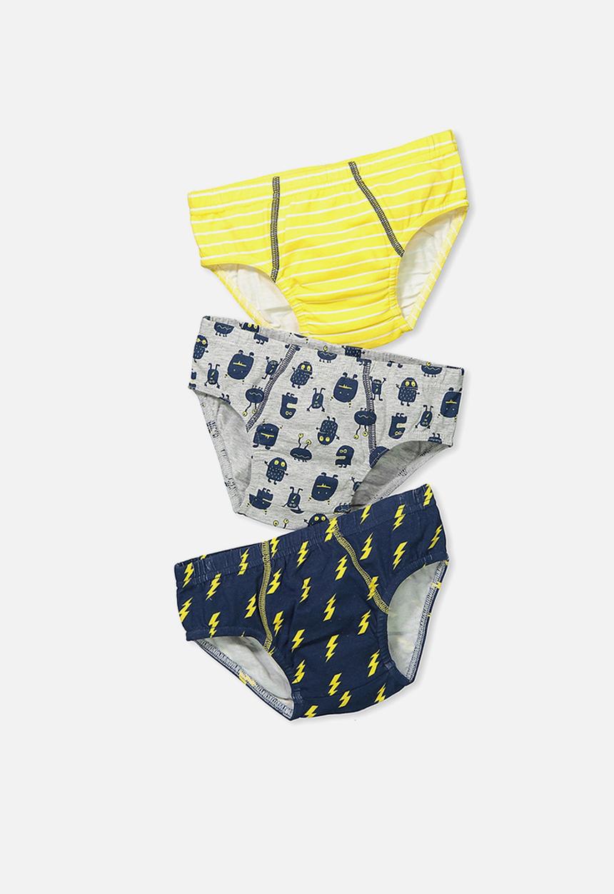 Cotton On - Kids boys 3pk briefs