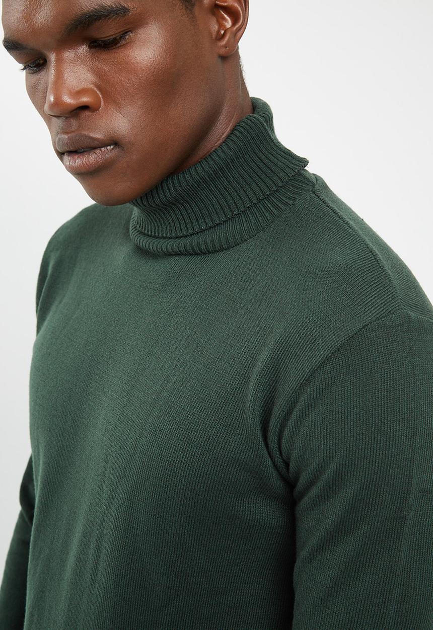 basicthread - Basic roll neck slim fit knit