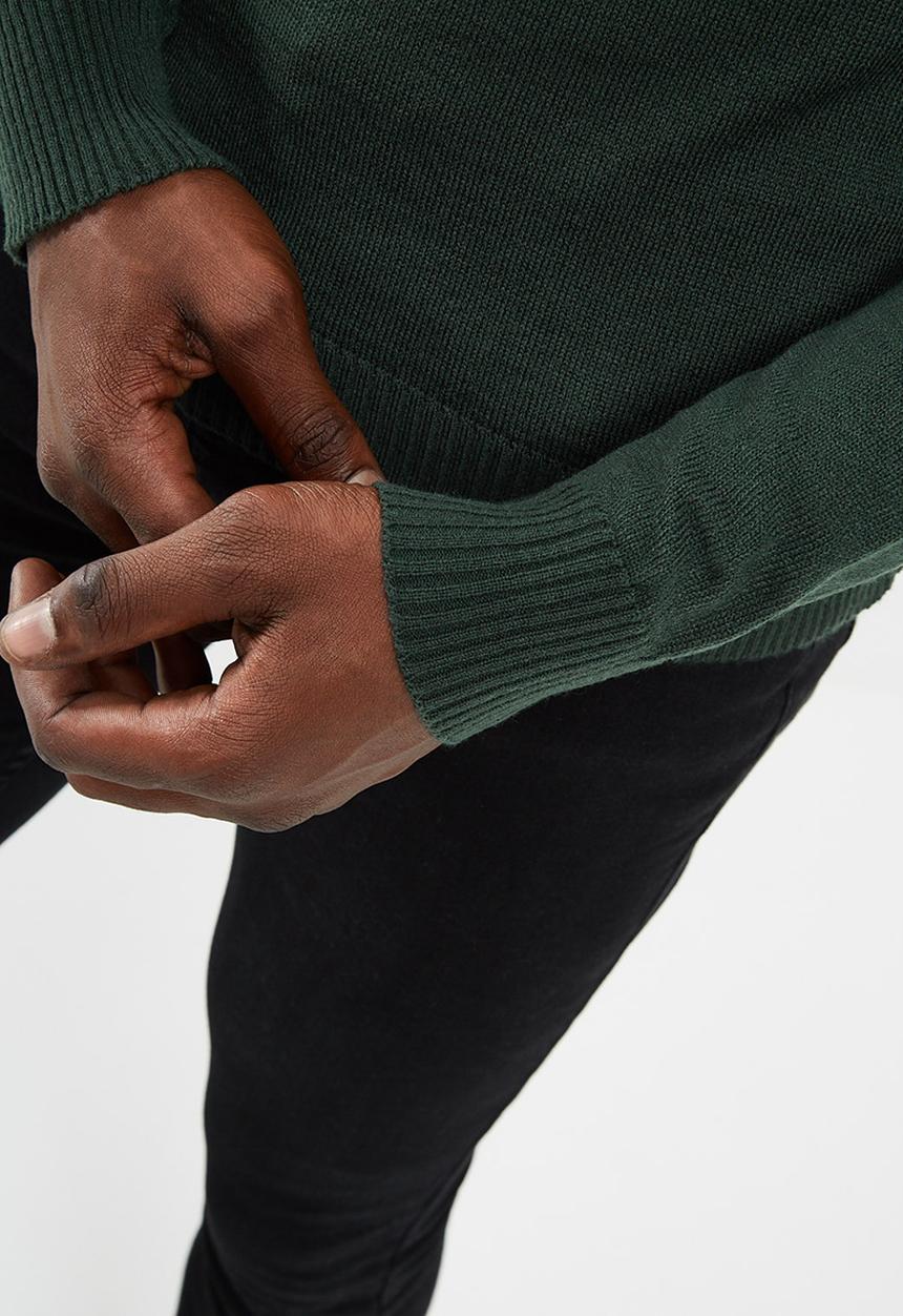 basicthread - Basic roll neck slim fit knit