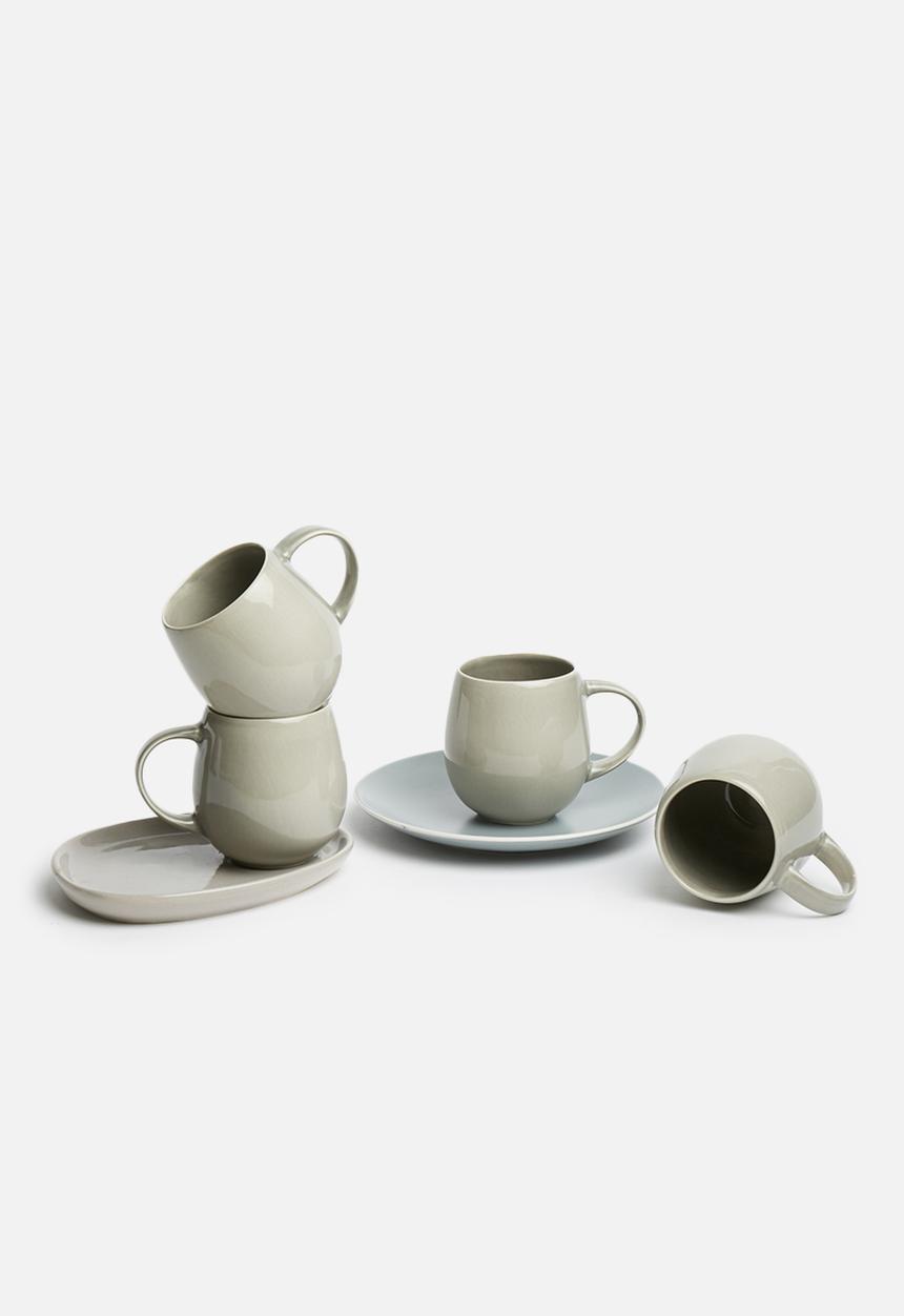 Urchin Art - Bubble mug set of 4