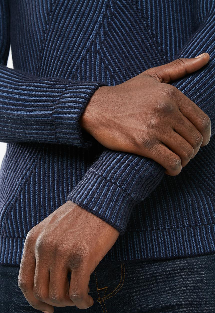 basicthread - Chunky textured pullover