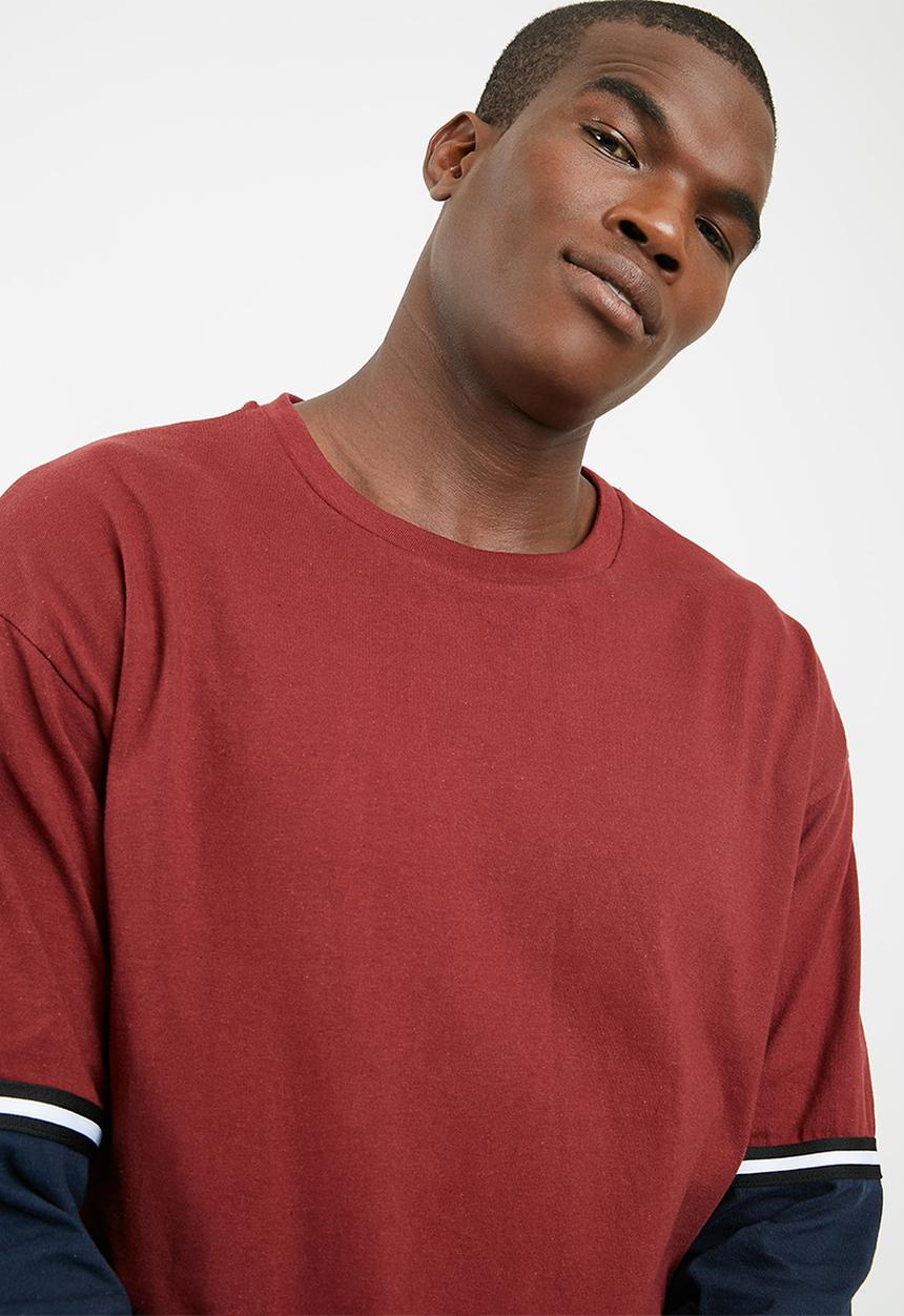 basicthread - Taped oversized tee