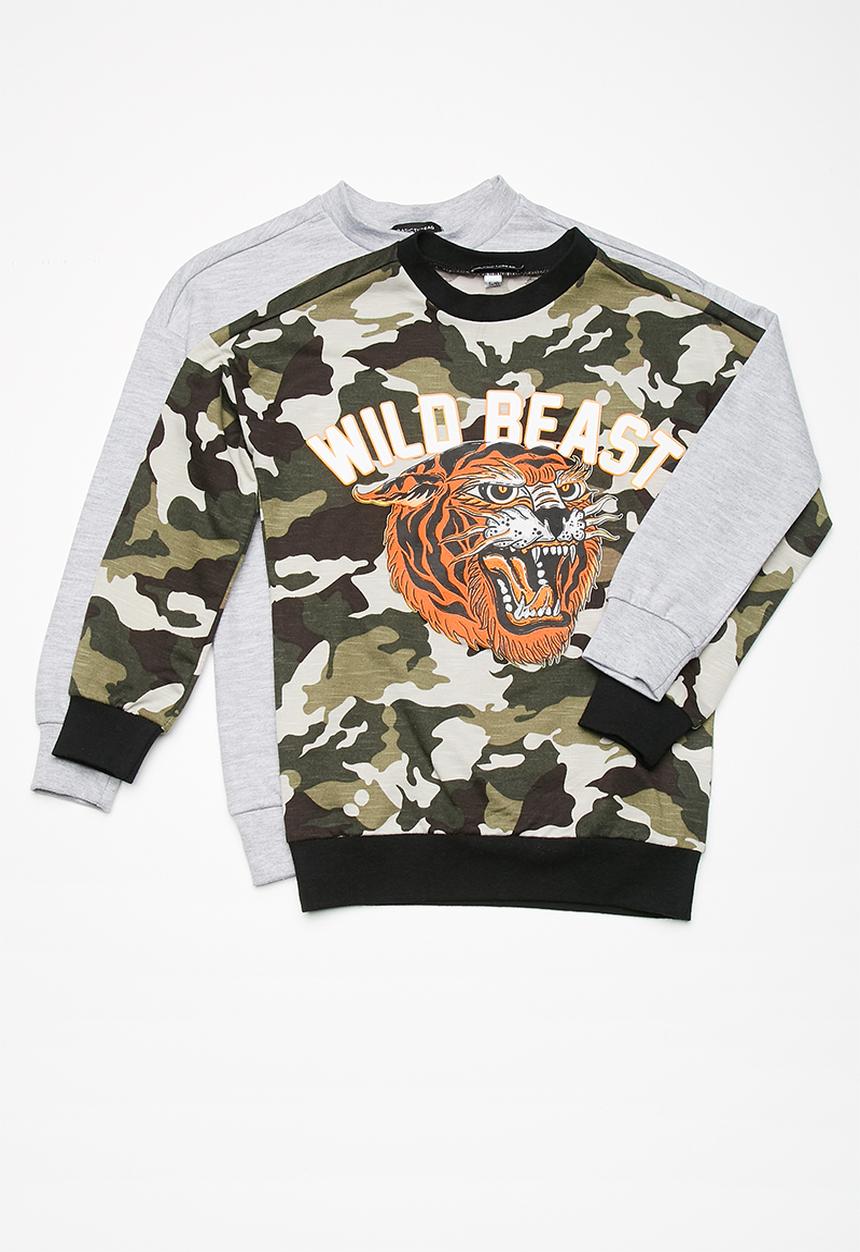 basicthread - Kids boys 2 pack sweat top