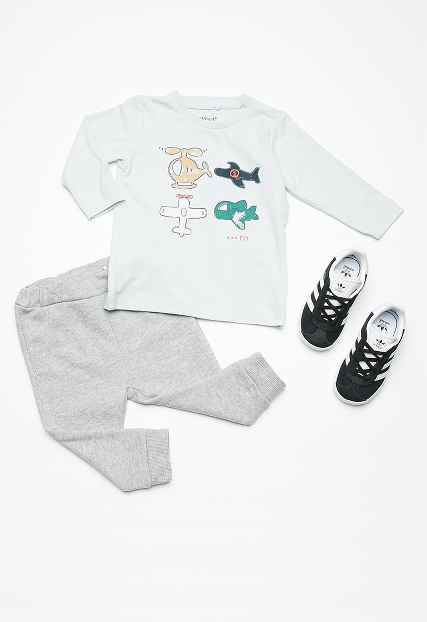 Name It - Irlo long sleeve top - baby blue