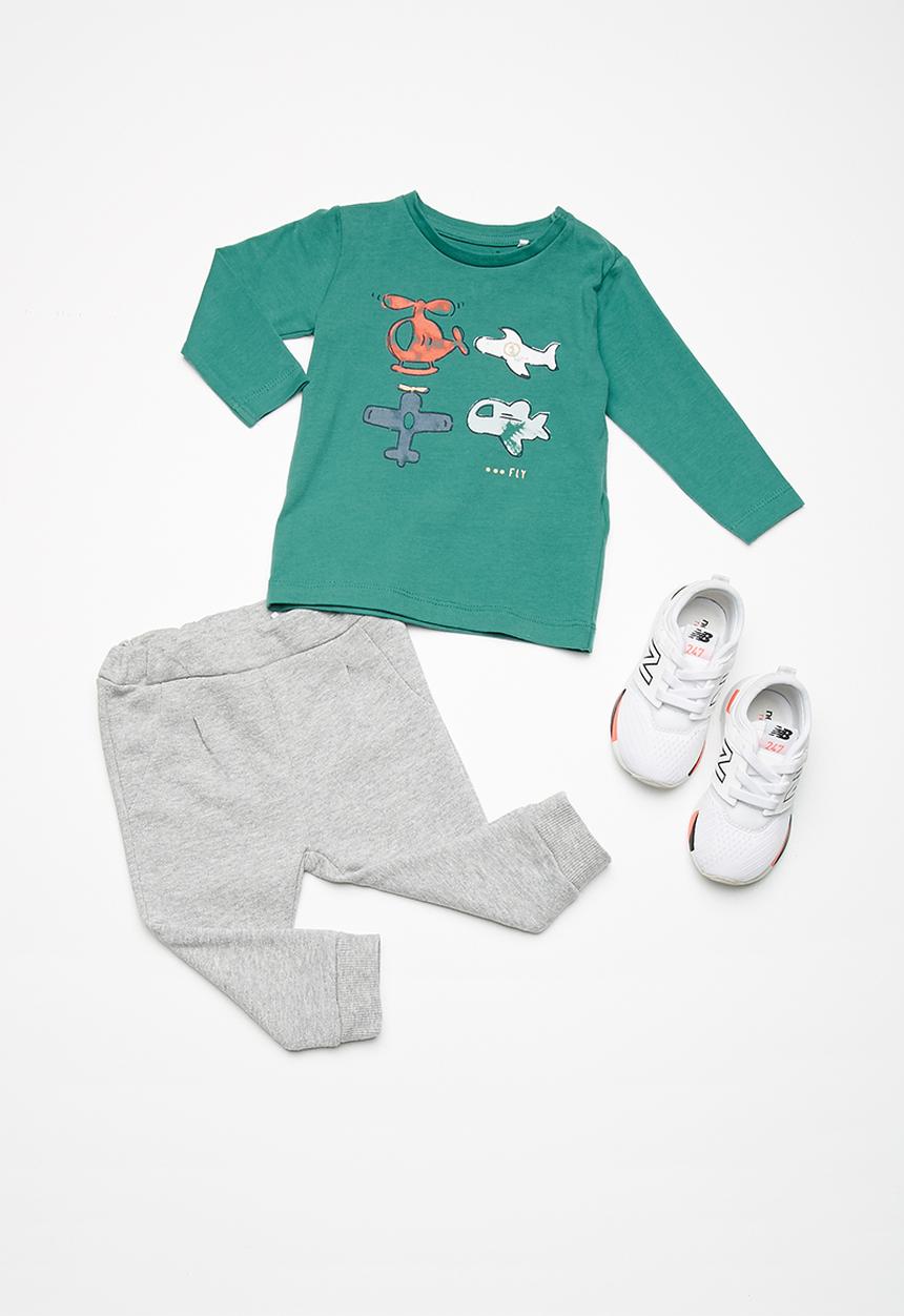 Name It - Irlo long sleeve top - green
