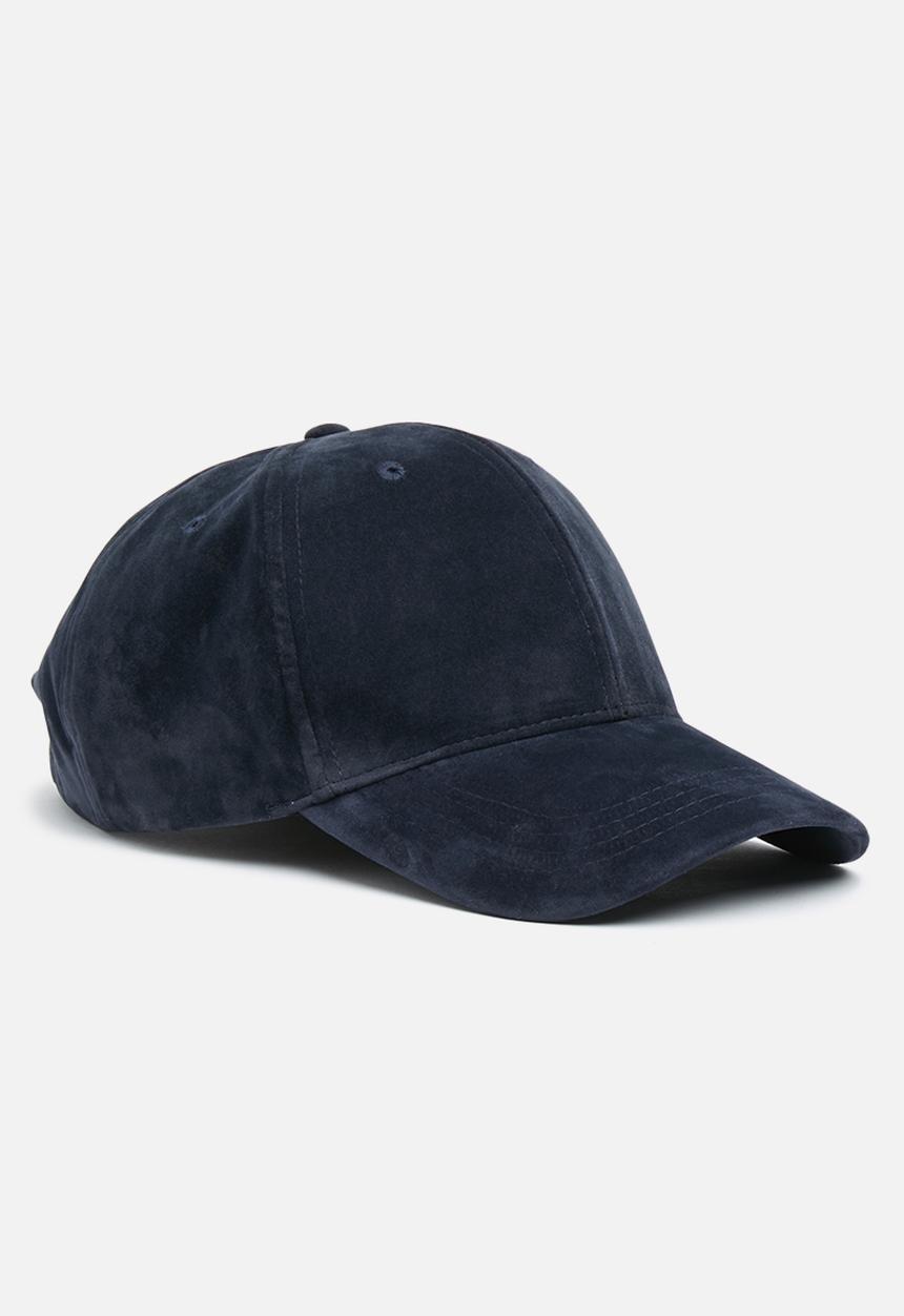 New Look - Suedette curved peak cap