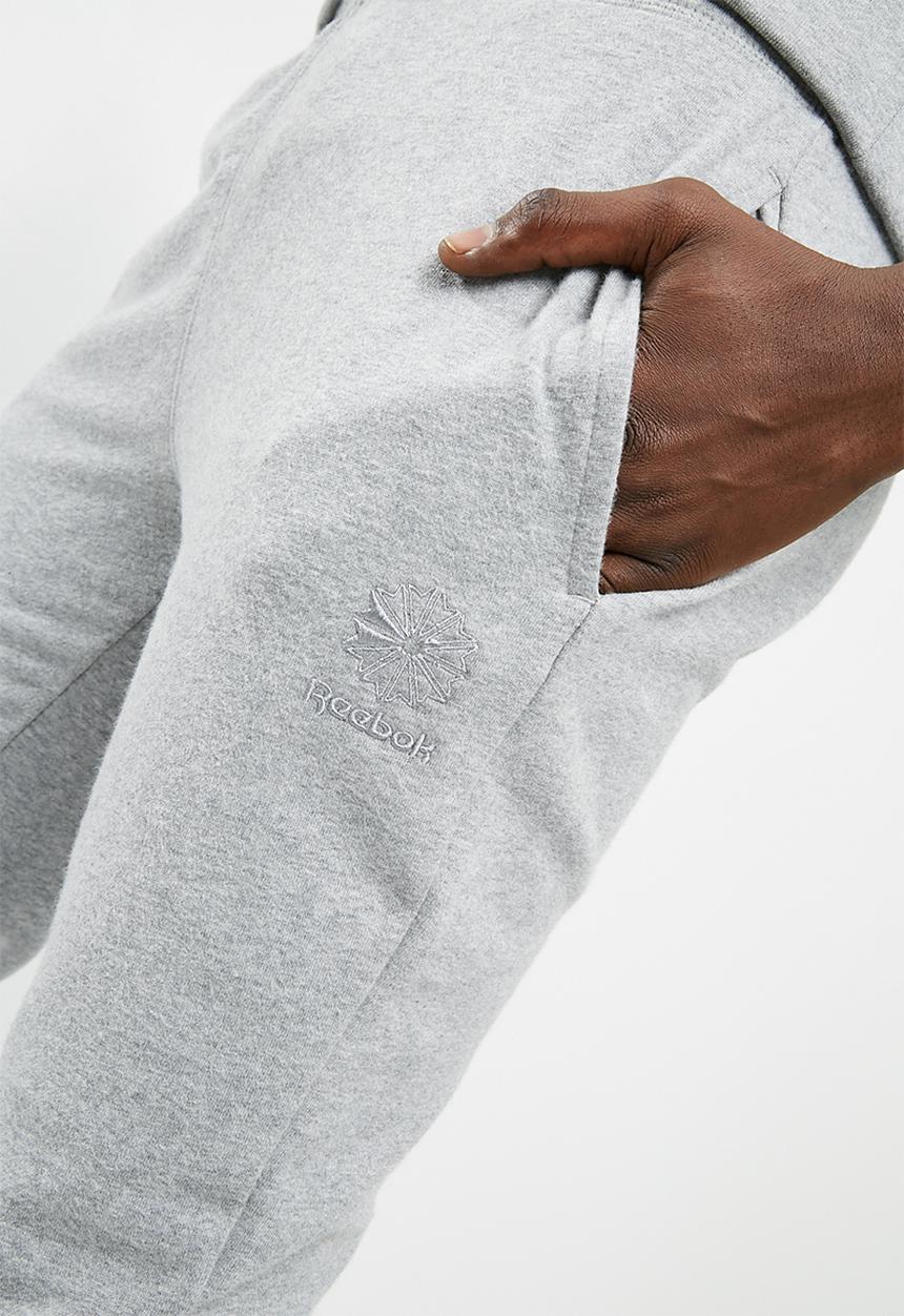 Reebok Classic - Foundation FT Pant - Mid Grey Heather