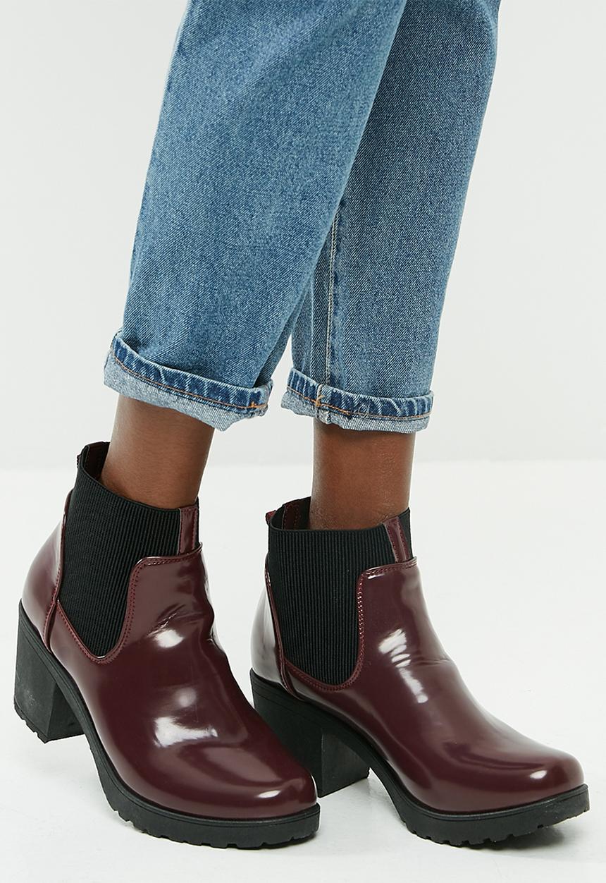 Missguided - High shine chunky chelsea boot