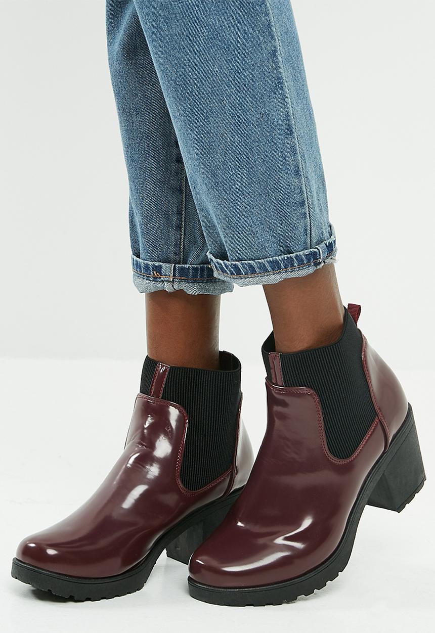 Missguided - High shine chunky chelsea boot