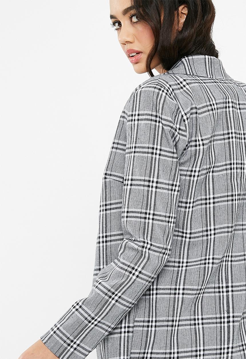 Missguided - Printed longline blazer