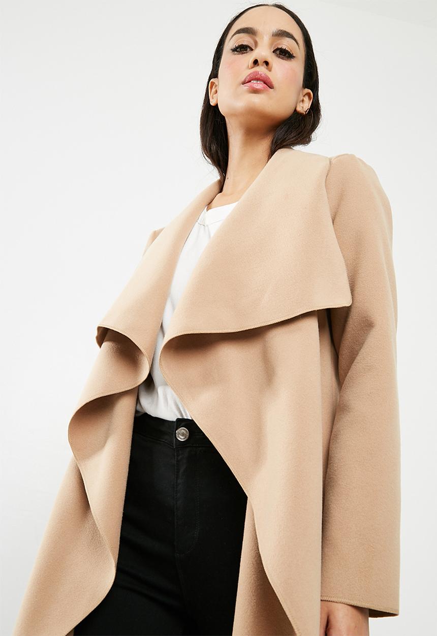 Missguided - Oversized waterfalll duster coat
