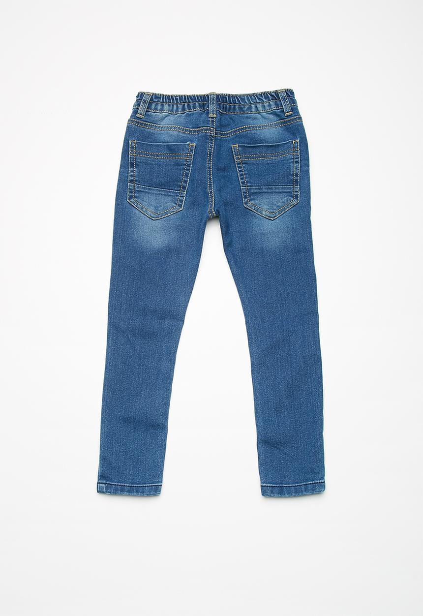 basicthread - Kids skinny patch denim