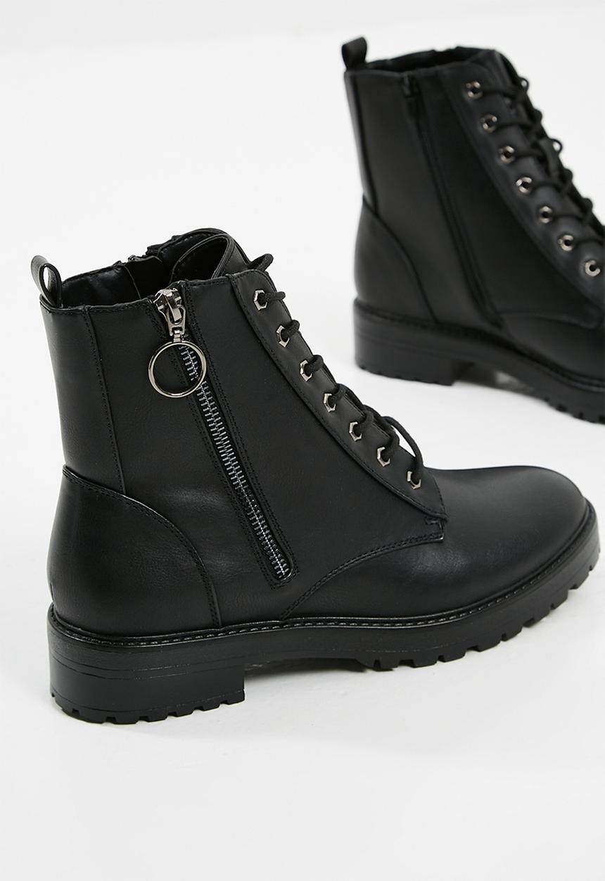 ONLY - Bad lace up bootie