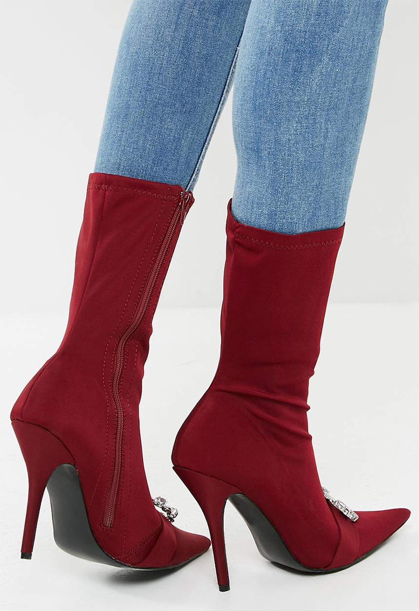 dailyfriday - Stiletto boot - burgundy