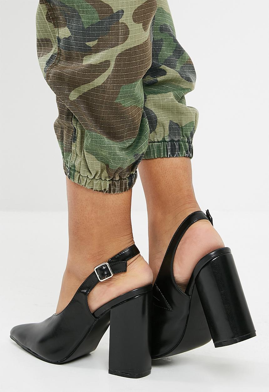 dailyfriday - Slingback block heel - black