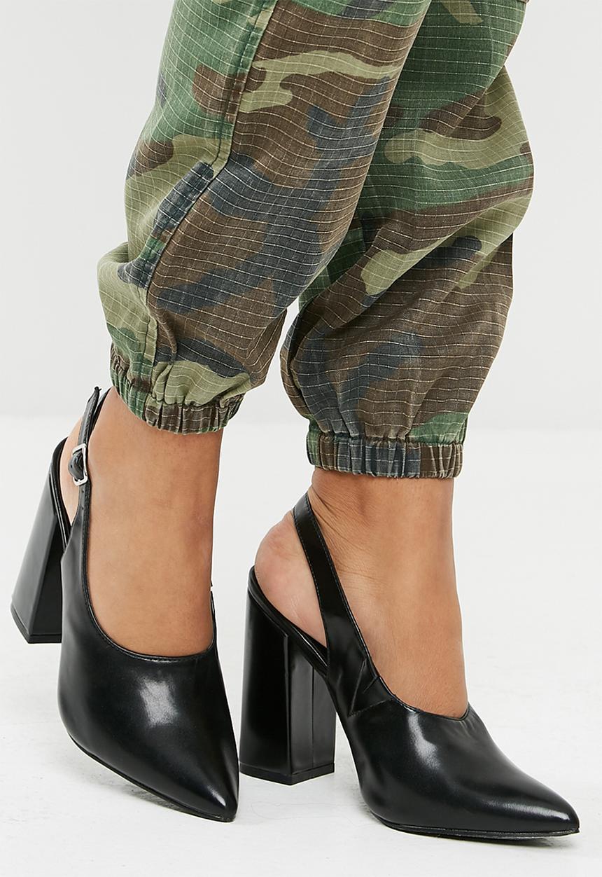 dailyfriday - Slingback block heel - black