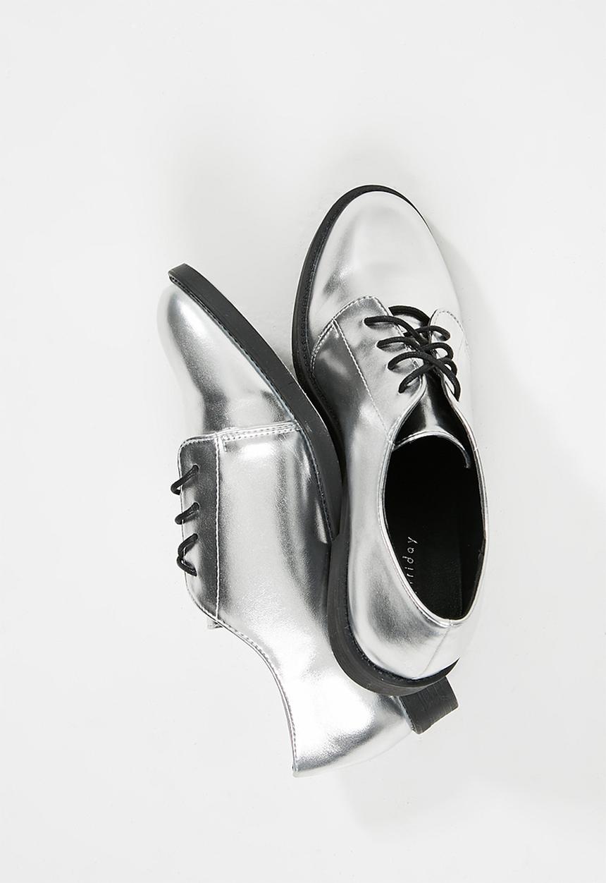 dailyfriday - Lace up dress shoe - silver
