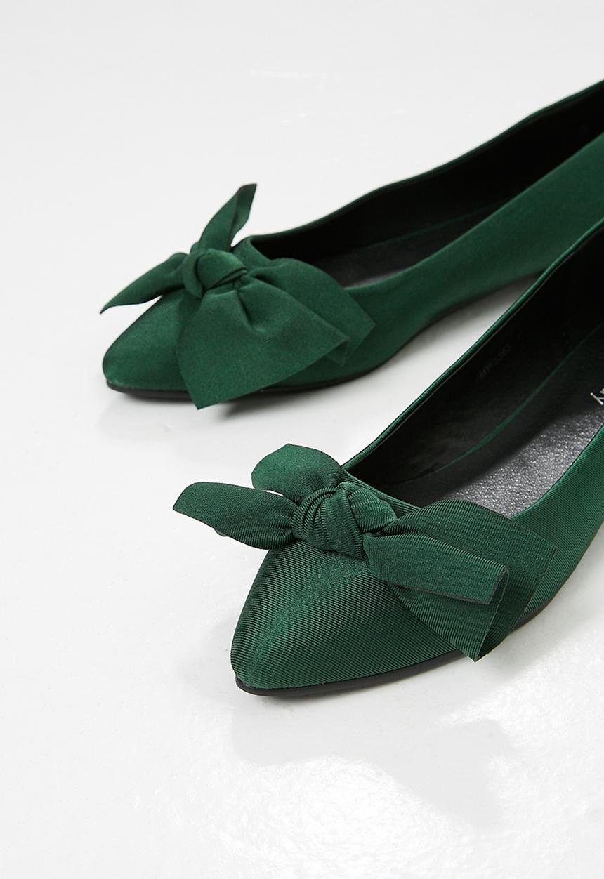 dailyfriday - Bow detail pump - green