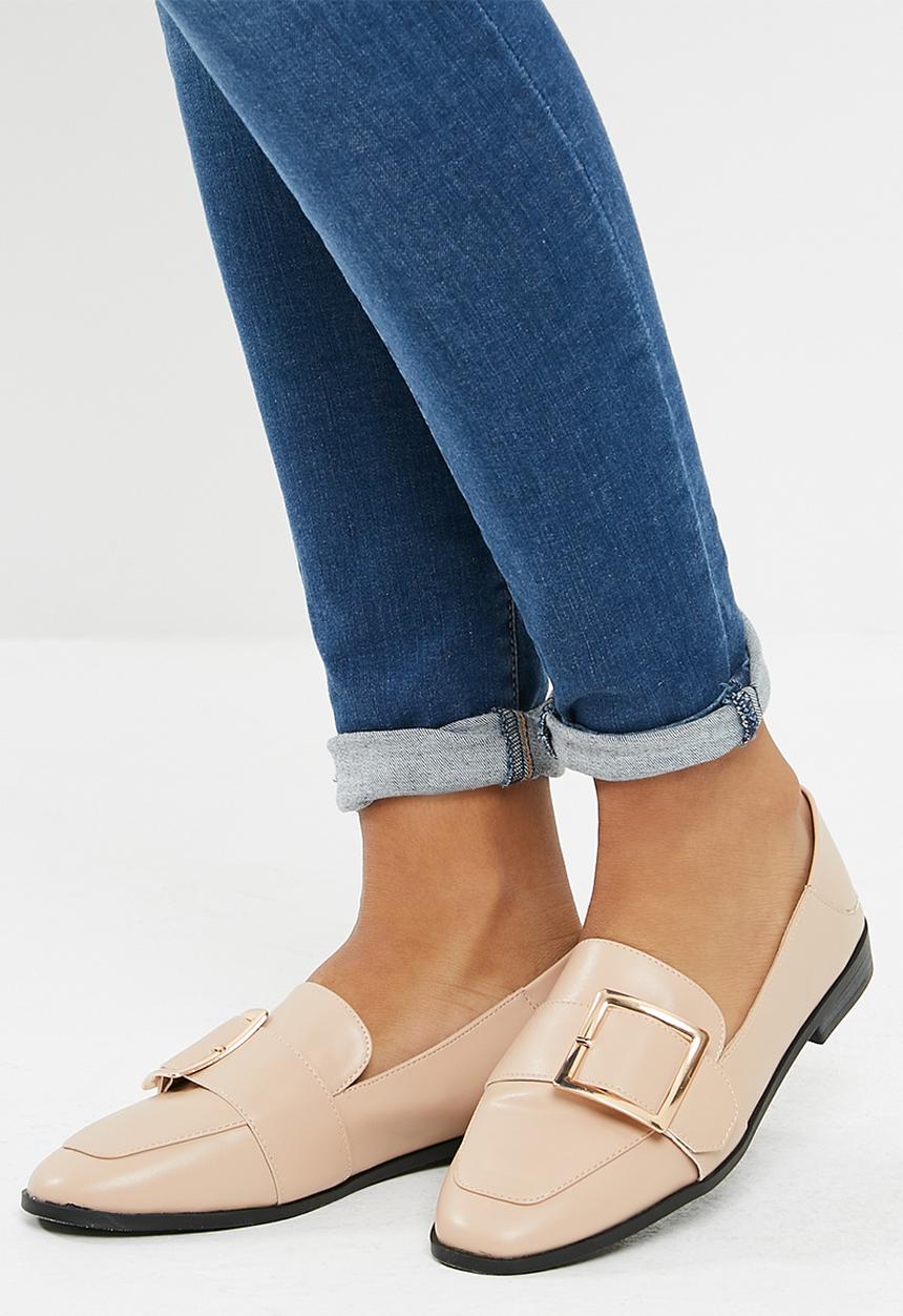 dailyfriday - Buckle detail slip on - nude