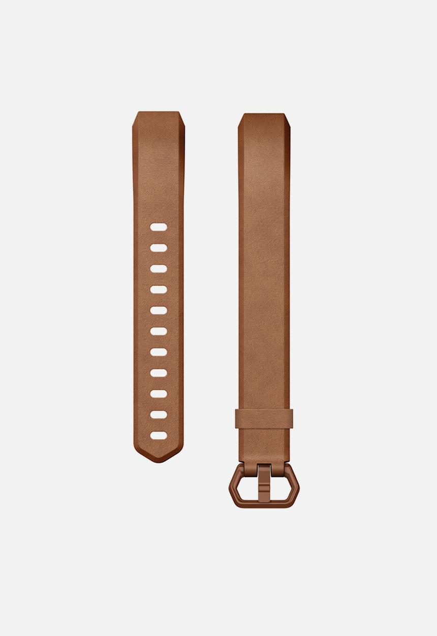 Fitbit - Fitbit alta HR leather accessory band