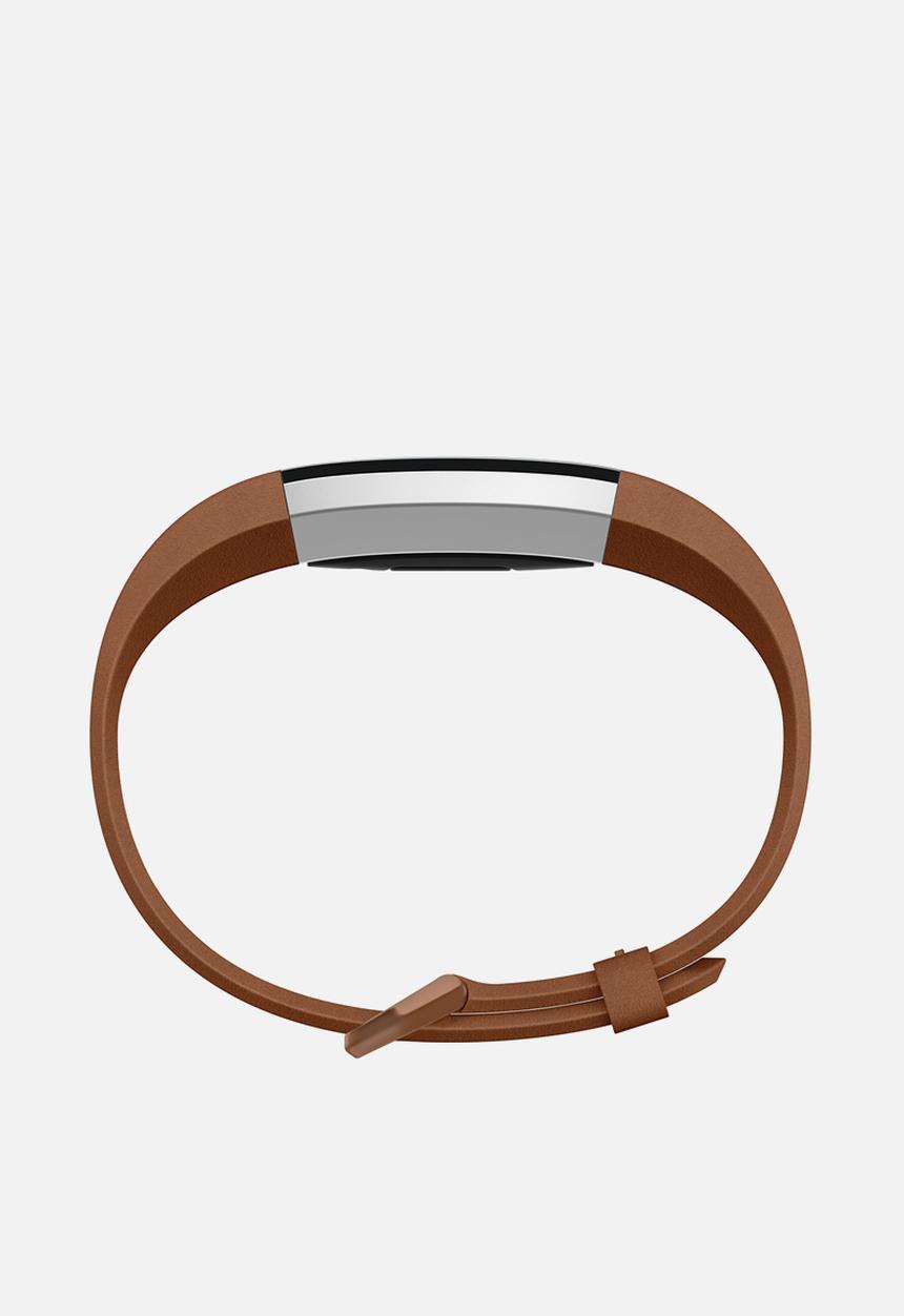 Fitbit - Fitbit alta HR leather accessory band
