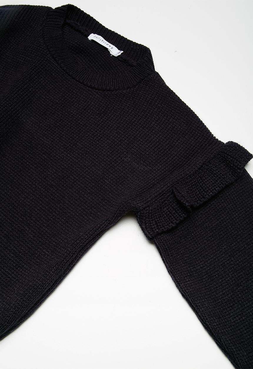 dailyfriday - Kids frill sleeve knit