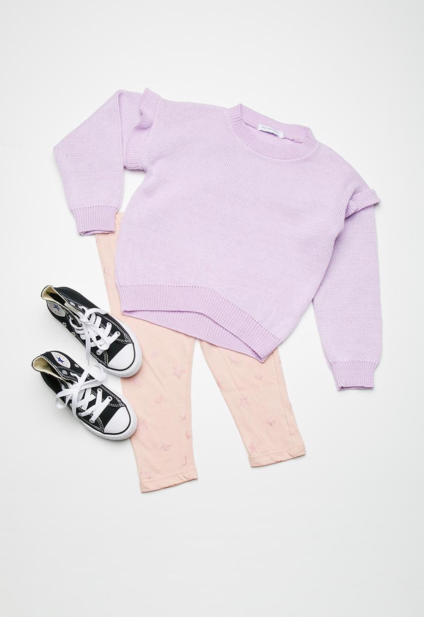 dailyfriday - Kids frill sleeve knit