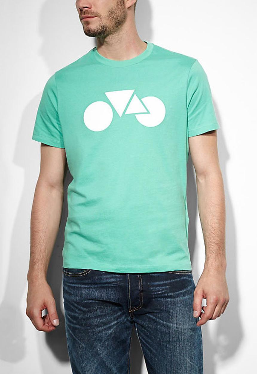 A Two-Wheeler Bender - Commuter Series Graphic Tee No FFC- Green