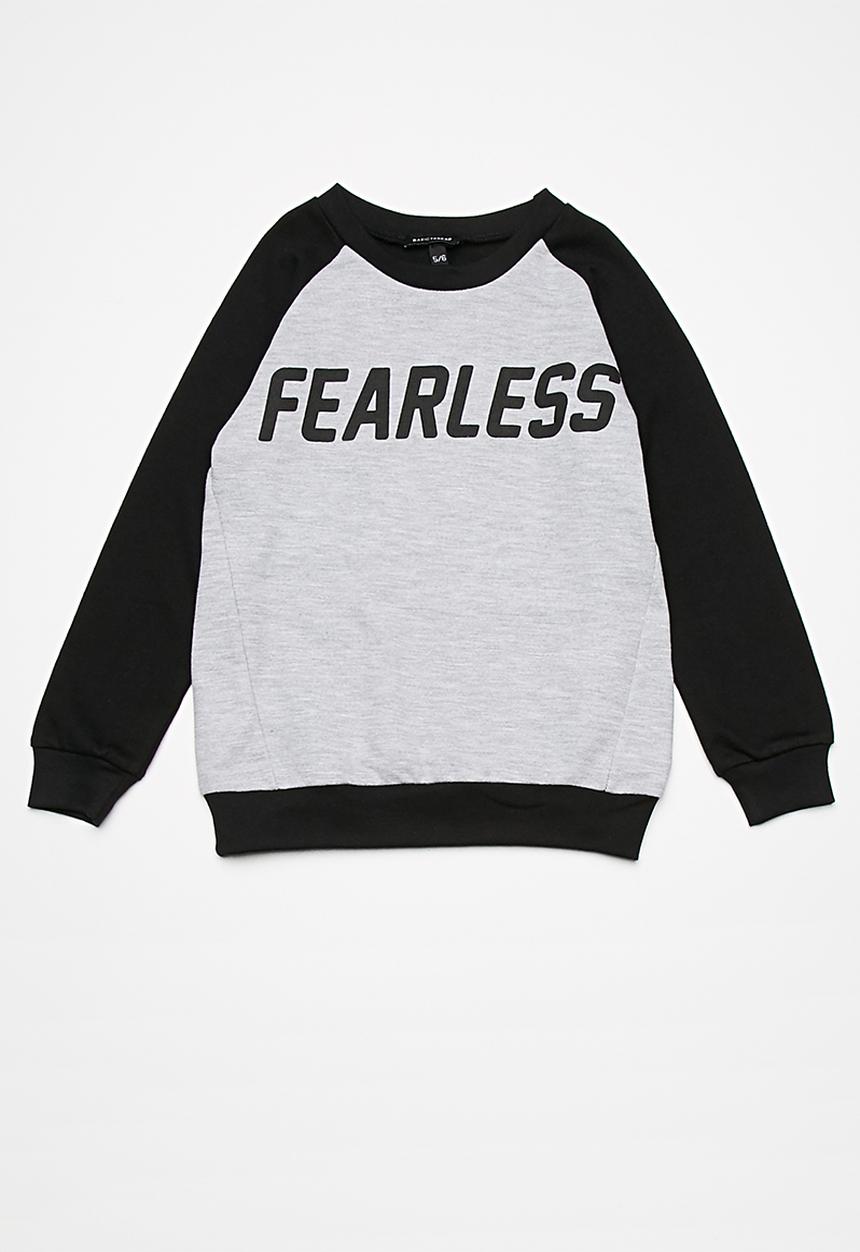 basicthread - Kids boys colour blocked printed sweat