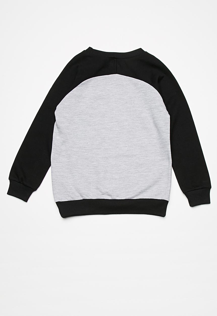 basicthread - Kids boys colour blocked printed sweat