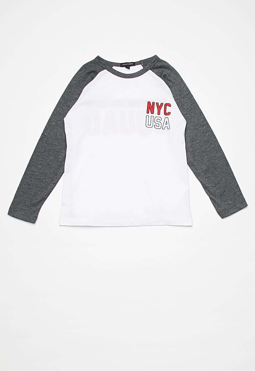 basicthread - Kids boys printed raglan tee