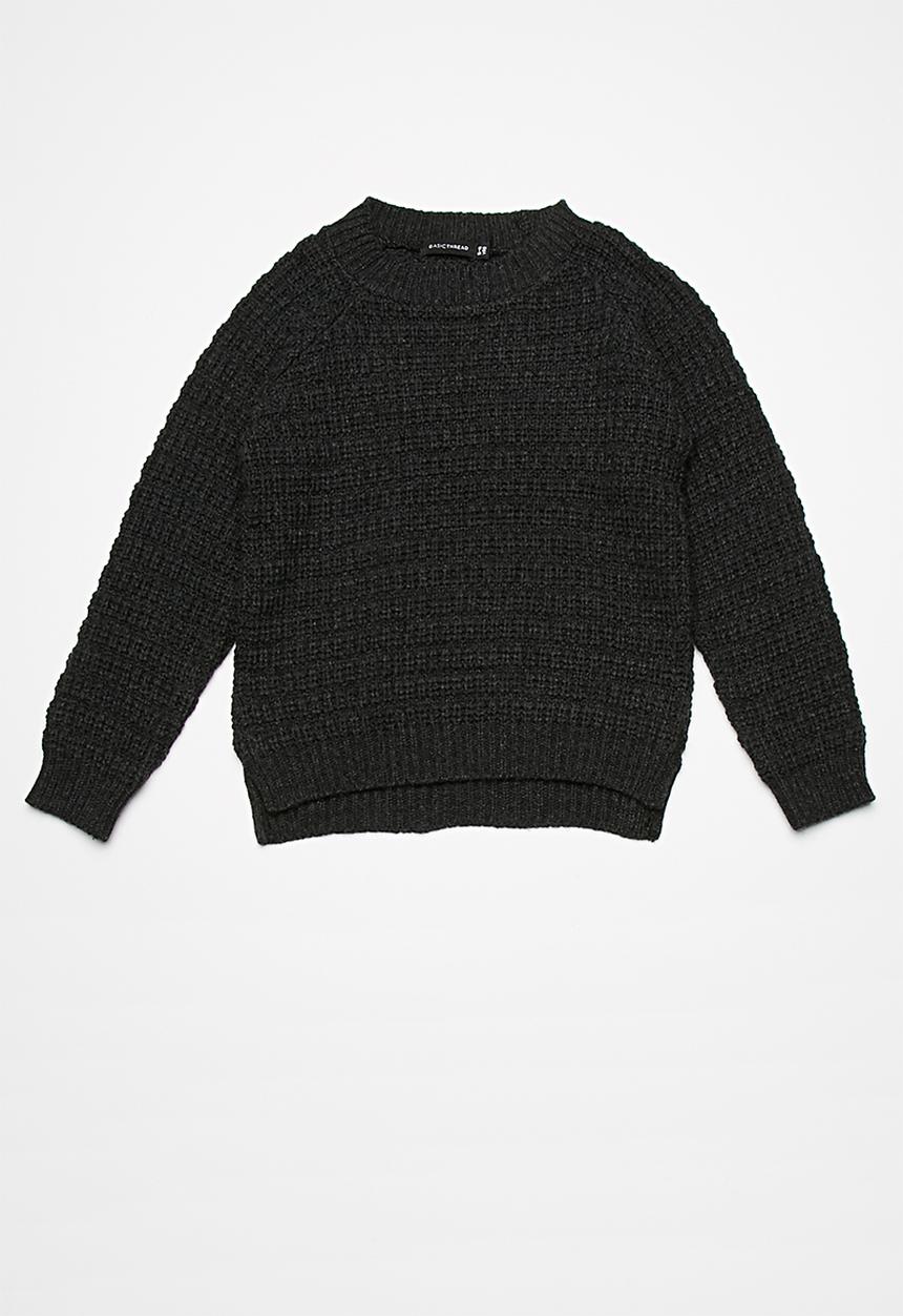 basicthread - Kids chunky raglan knit