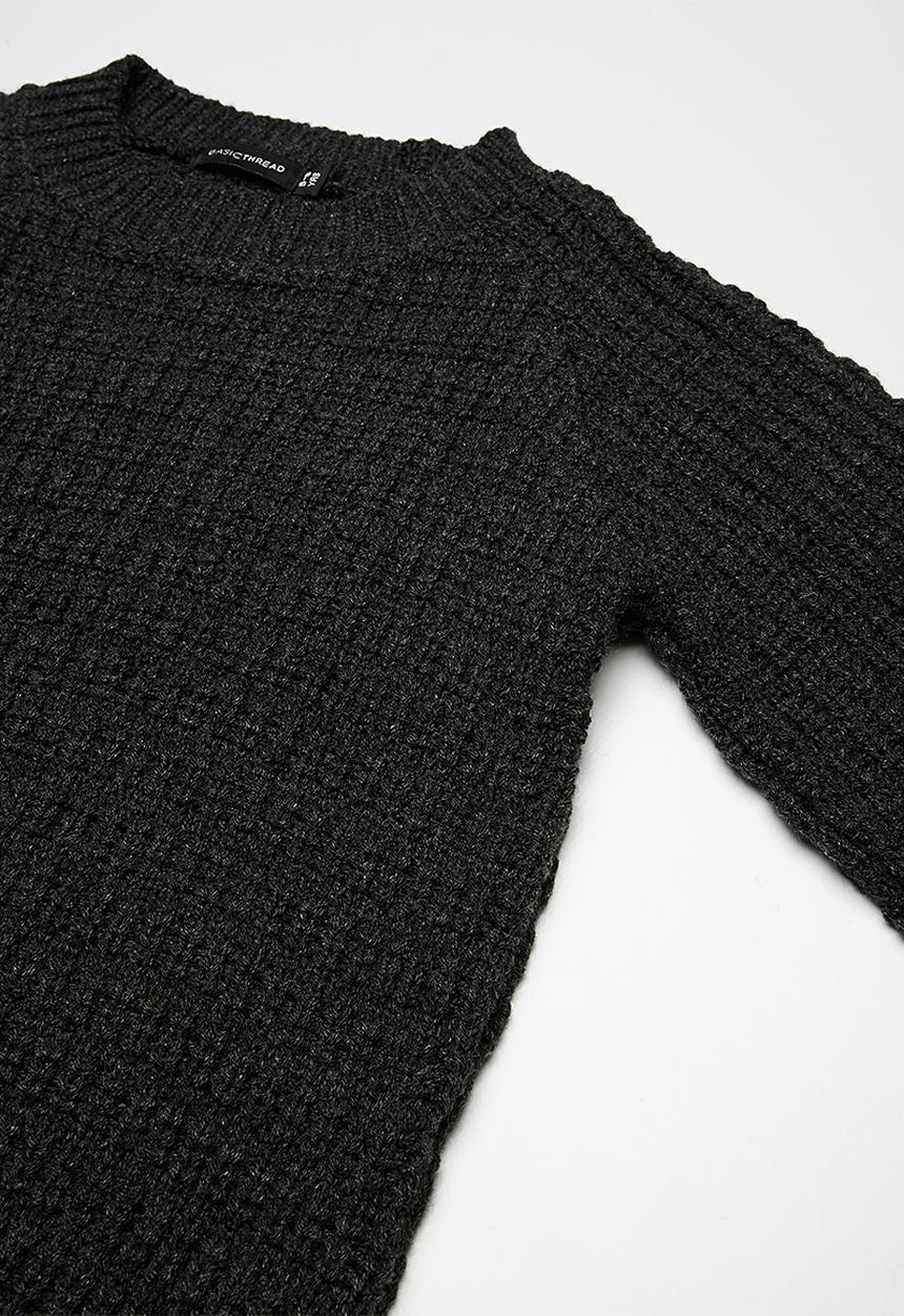 basicthread - Kids chunky raglan knit
