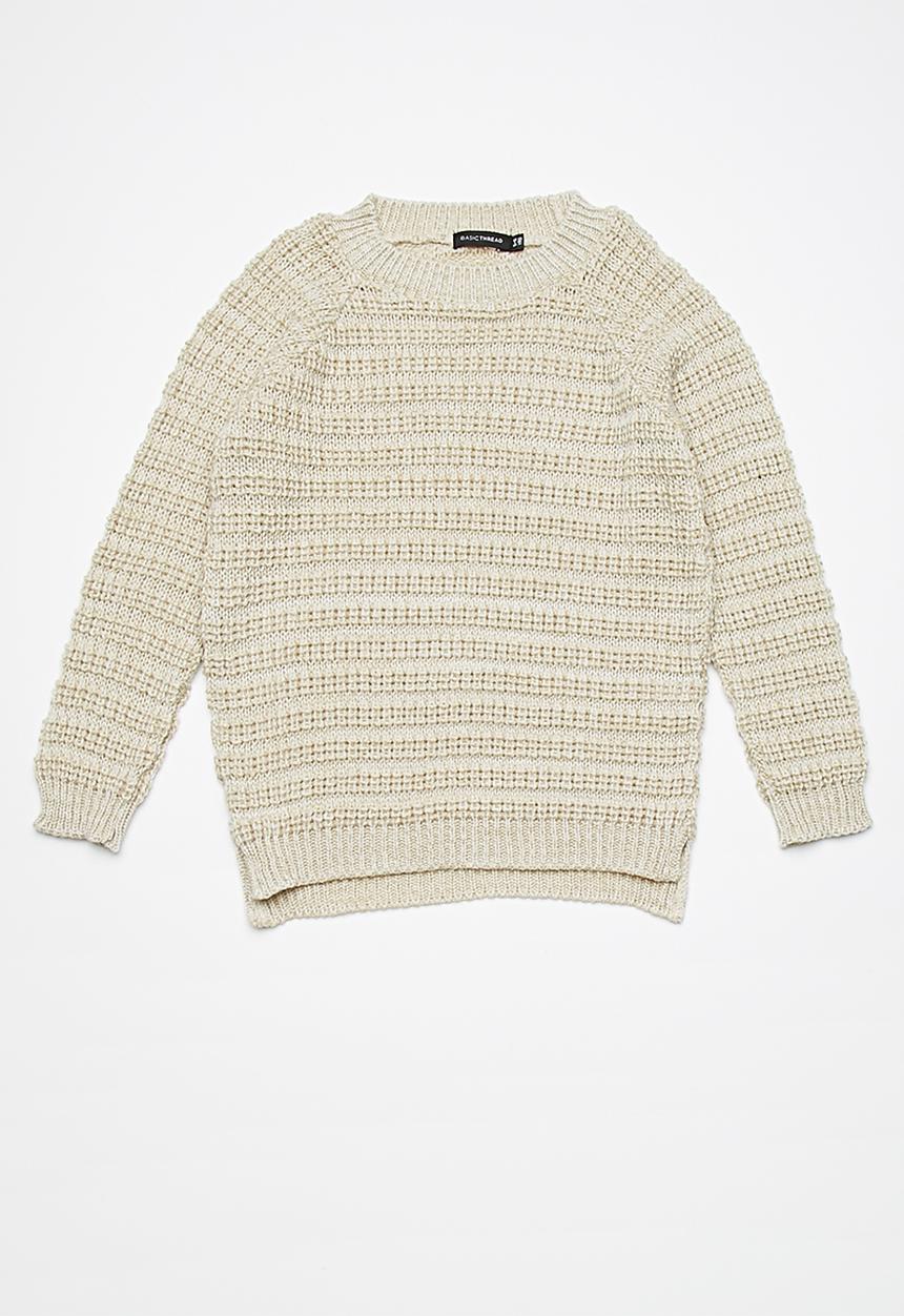 basicthread - Kids chunky raglan knit
