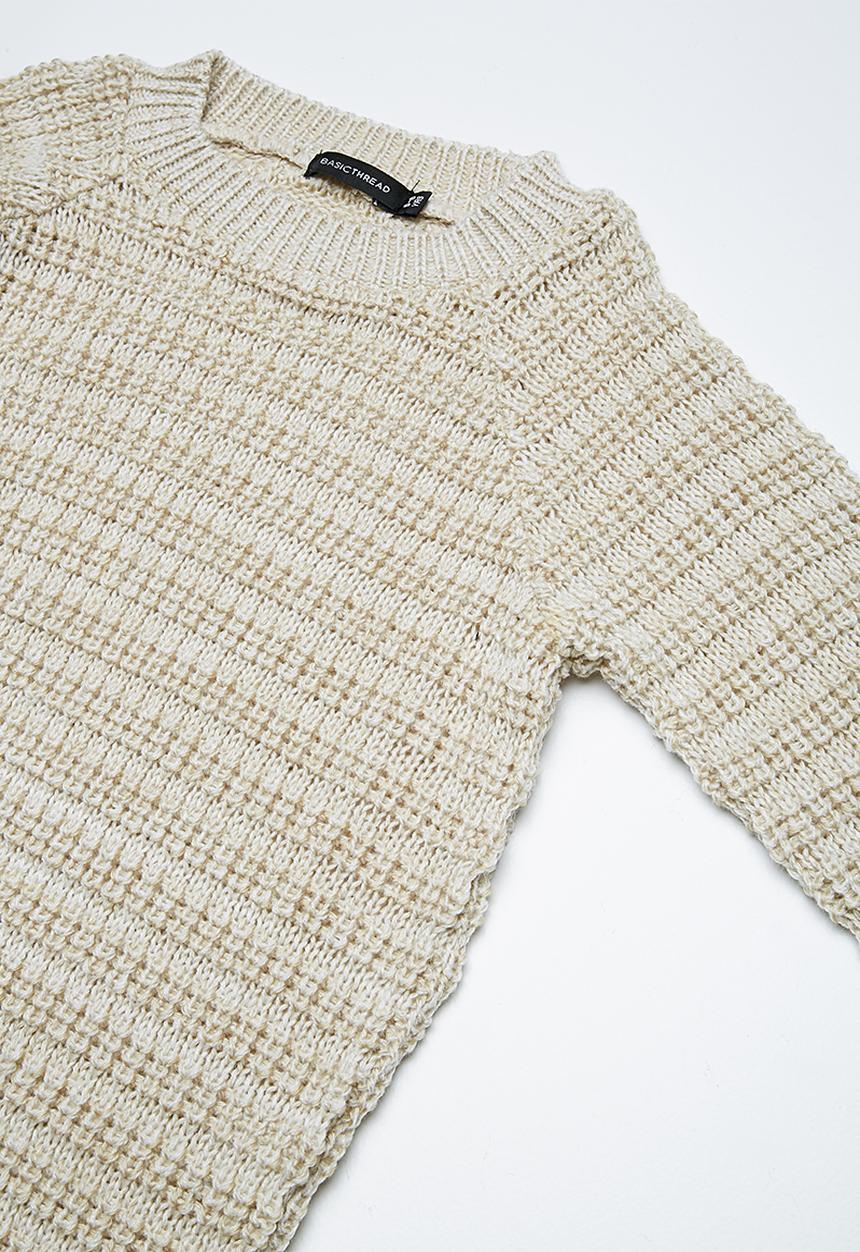 basicthread - Kids chunky raglan knit