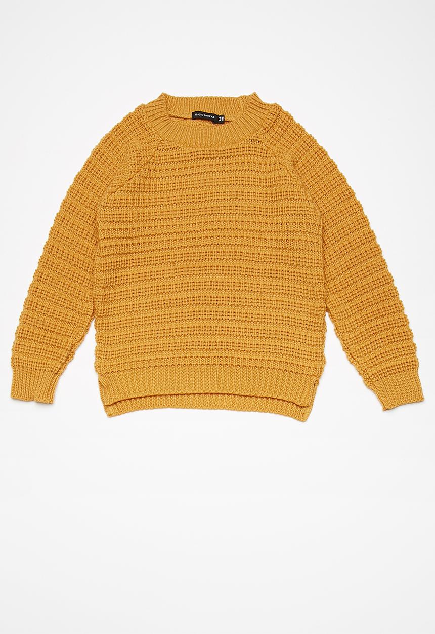 basicthread - Kids chunky raglan knit