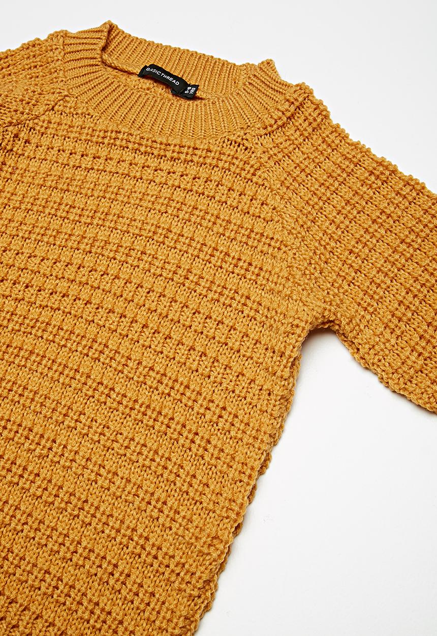 basicthread - Kids chunky raglan knit