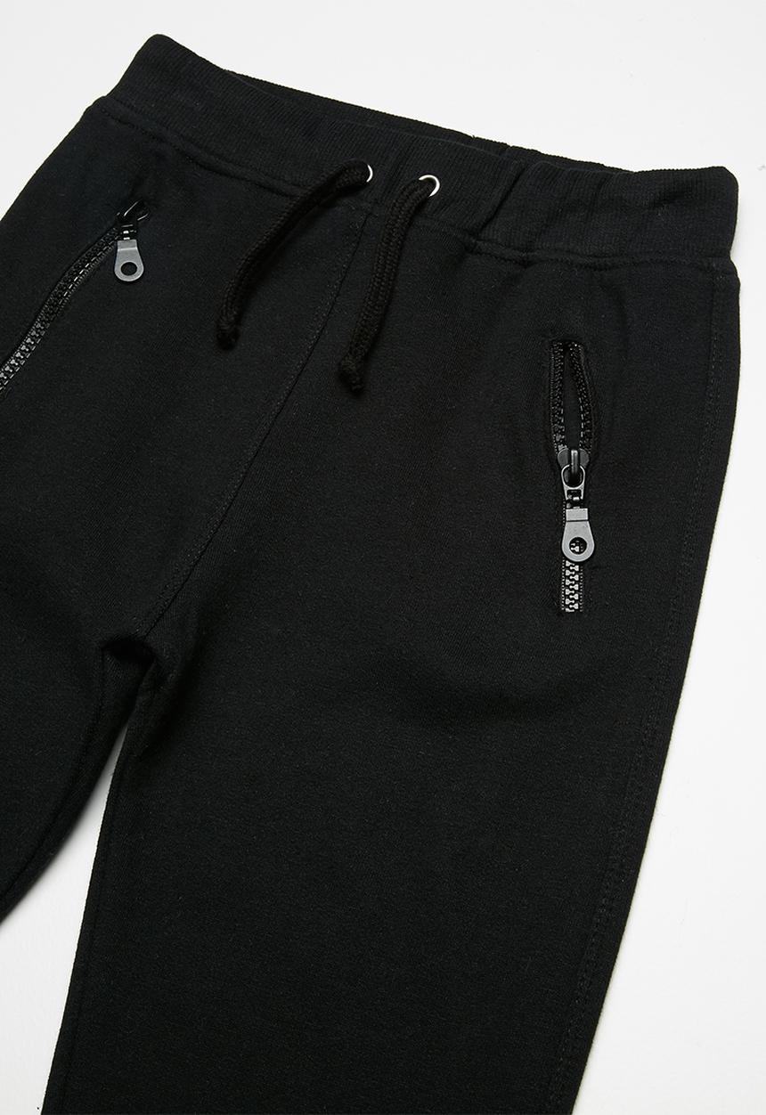 basicthread - Kids boys zip detail biker joggers