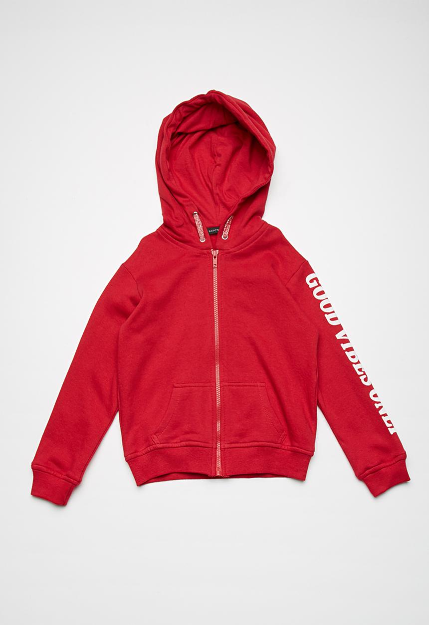 basicthread - Kids boys fleece zip through hoodie