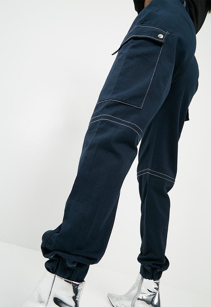 Missguided - Buckle detail utility trouser