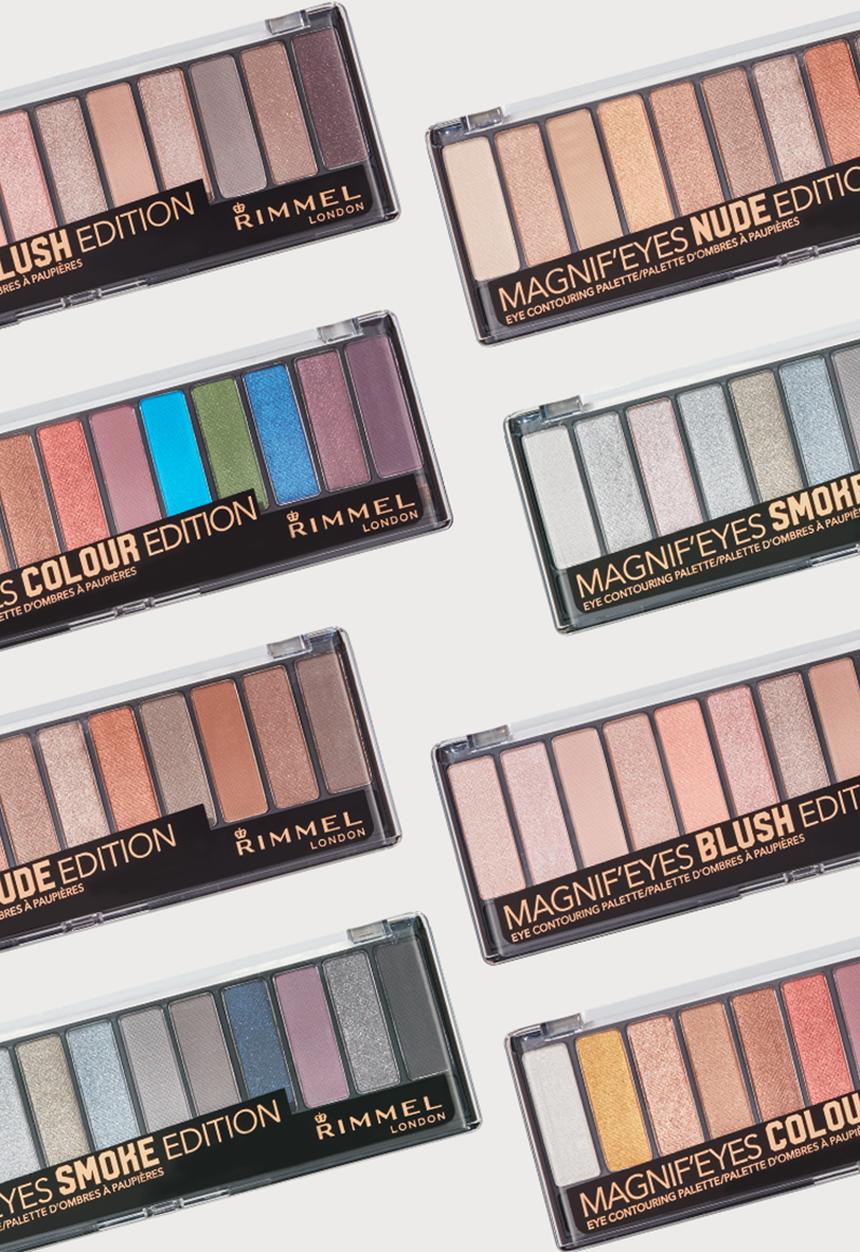 Rimmel - Magnif'Eyes Multi Eye Shadow Palette - Blush