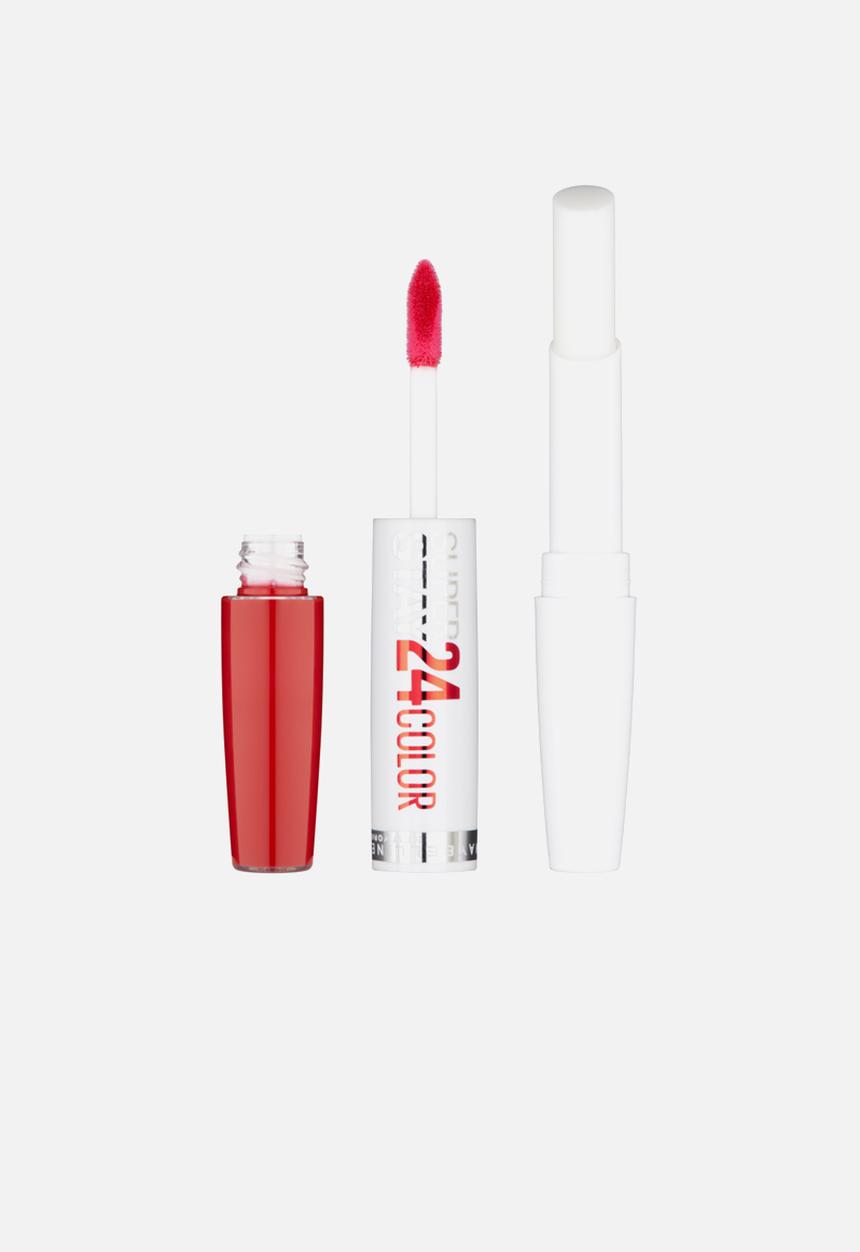 Maybelline - Superstay 24h Lipstick Dual - Blazing Red