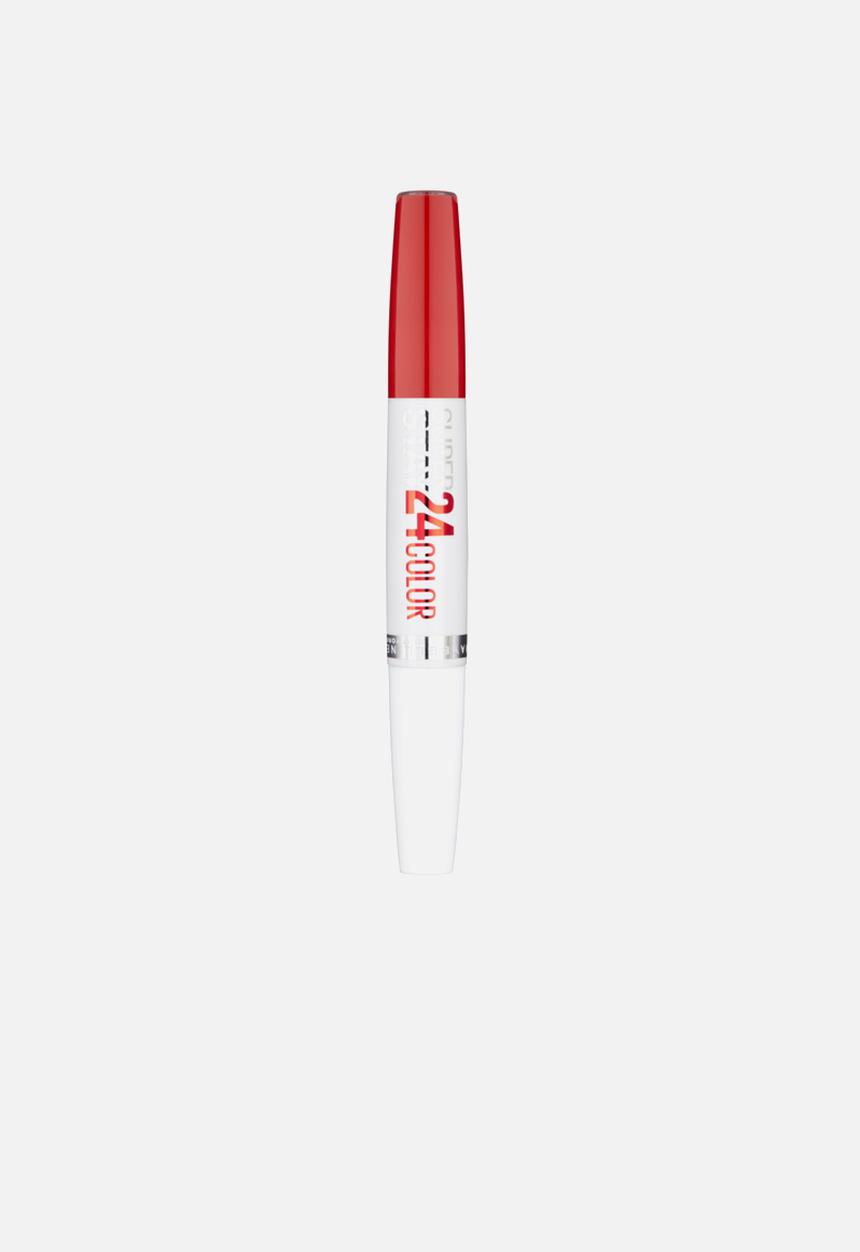 Maybelline - Superstay 24h Lipstick Dual - Blazing Red